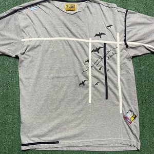 Vintage Akademiks The Jeanius Distressed Shirt Size Large